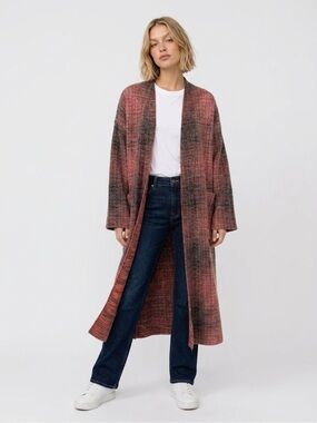 MISSONI
PLAID STRIPED KNIT DUSTER